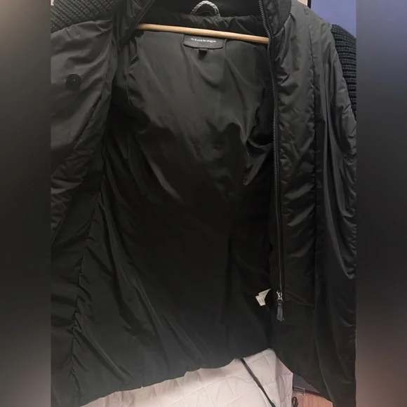 MackageBrigid Knit Trim Down Coat -